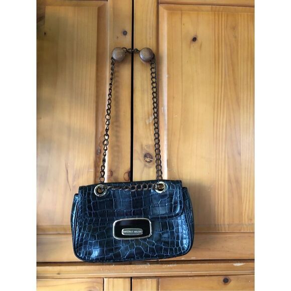 Antonio Melani Croc Chain Shoulder Bag - Picture 2 of 16